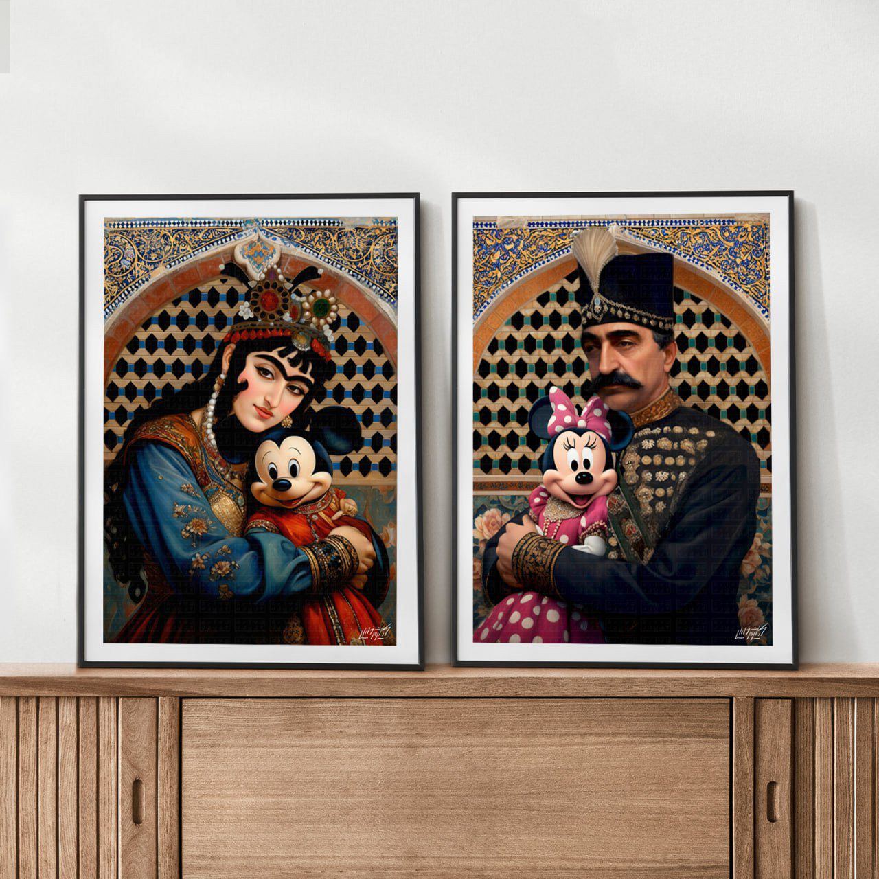 Mickey & Minnie: A Love Story - Fine Art Printing