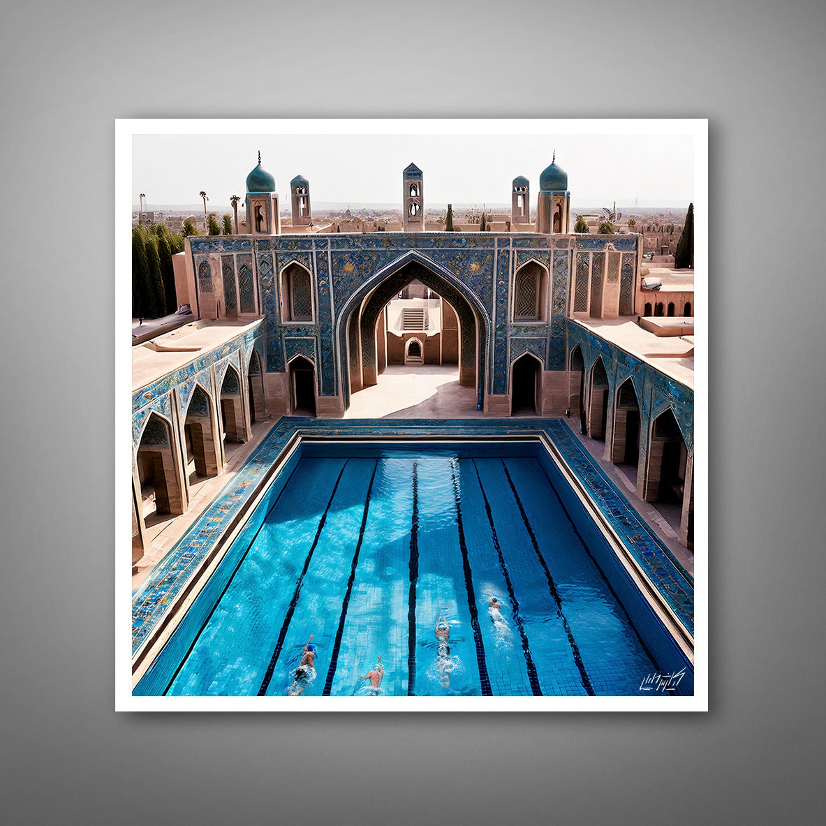 Swimming Olympersia - Fine Art Printing