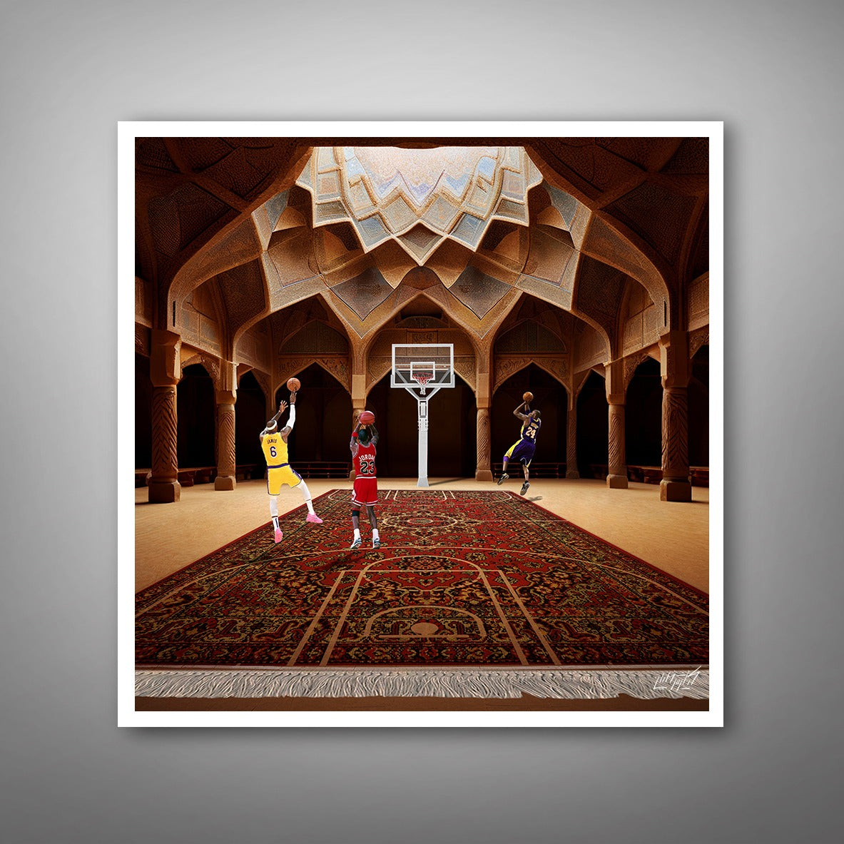 Basketball Olympersia - Fine Art Printing